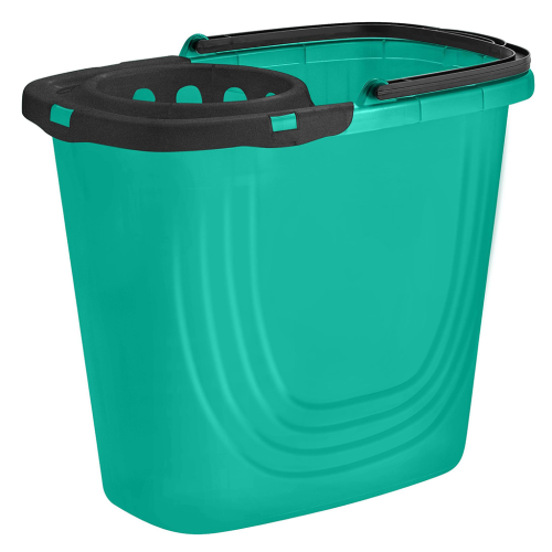 Ведро прямоугольное Disco с отжимом 10 л SC111811027 аквамарин