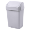 Контейнер для мусора Step 25 л с крышкой-маятником SC480411025 серый
