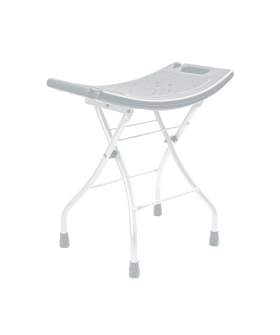 НИКА Стул складной в ванну ССВ1/СР серый пластмассовое НИКА Стул складной в ванну ССВ1/СР серый пластмассовое