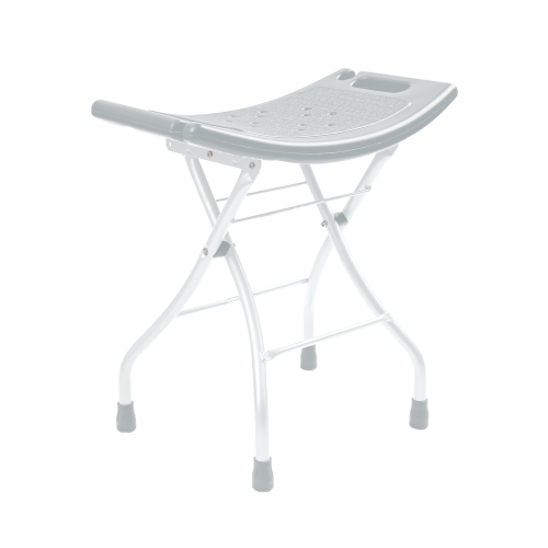 Стул складной в ванну ССВ1/СР серый пластмассовое