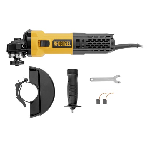 Машина шлифовальная угловая AGB125-1700, 1700 Вт, 125 мм, 3000-11000 об/мин Denzel 26914