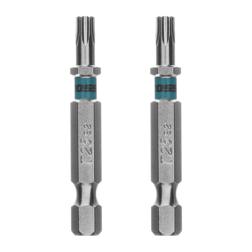 Бита Torx 25х50мм, сталь S2, шестигр., 2 шт. Gross 114711