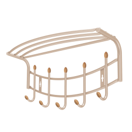 НИКА Вешалка настенная ВНП4Д/Б бежевый