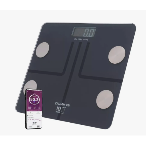 Весы напольные электронные Polaris PWS-1839 IO Home синий