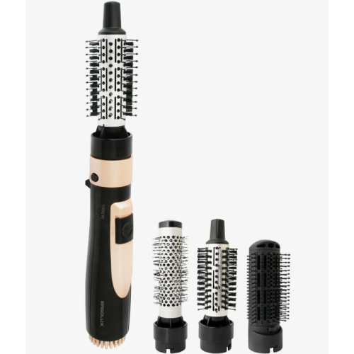 Фен-щетка Ergolux ELX-HD04-C64 чёрного и золотистого