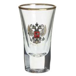 ДЕКОСТЕК Стакан 50 мл 6 штук "Герб России" 1088-ГЗ4
