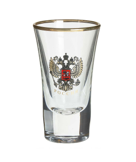ДЕКОСТЕК Стакан 50 мл 6 штук "Герб России" 1088-ГЗ4