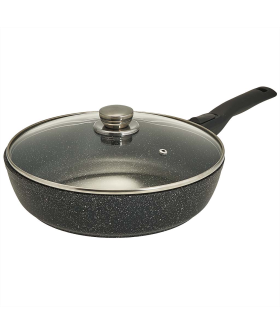 ГАРДАРИКА Сковорода 26 см с антипригарным покрытием, крышкой и съемной ручкой 1226-04-01-10 линейка Мрамор серия "Орион" ГАРДАРИКА Сковорода 26 см с антипригарным покрытием, крышкой и съемной ручкой 1226-04-01-10 линейка Мрамор серия "Орион"