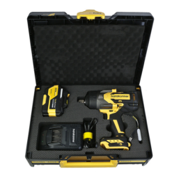 Hanskonner Гайковерт удар б/щ PLATINUM,18В,1BatterySystem, 1300Нм, 3/4",акк 6Ач+ЗУ HCD201300BLC