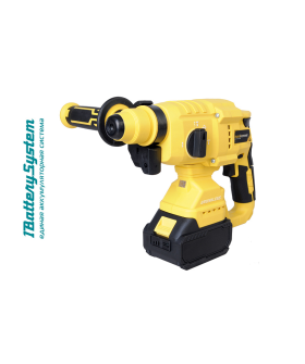 Hanskonner Перфоратор аккум б/щ 18В,1BatterySystem,2.2 Дж,3 реж,24мм,1x4.0Ач,ЗУ,кейс HRH2024BL