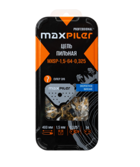 MAXPILER Цепь пильная MXSP-1,5-64-0,325 (GCS45-D1,D,PATRIOTPT445,MaxCutMC146) металл. коробка MAXPILER Цепь пильная MXSP-1,5-64-0,325 (GCS45-D1,D,PATRIOTPT445,MaxCutMC146) металл. коробка