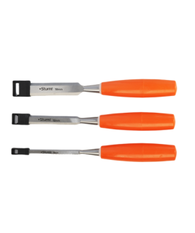 Sturm Набор стамесок, 6, 12, 18 мм, УГЛЕРОДИСТАЯ СТАЛЬ, 50 HRC, PROMO 1063-02-H3SP