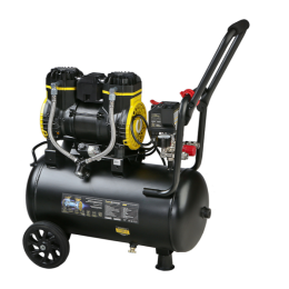 Hanskonner Компрессор воздушный безмасляный 1450 Вт, 240л/мин, ресивер 24л, 8 бар HAC241