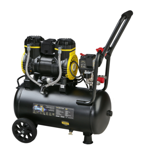 Компрессор воздушный безмасляный Hanskonner 1450 Вт, 240л/мин, ресивер 24л, 8 бар HAC241