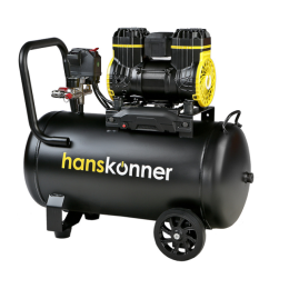 Hanskonner Компрессор воздушный безмасляный 1450Вт, 240л/мин, ресивер 50л, 8 бар HAC501