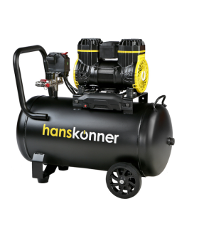 Hanskonner Компрессор воздушный безмасляный 1450Вт, 240л/мин, ресивер 50л, 8 бар HAC501 Hanskonner Компрессор воздушный безмасляный 1450Вт, 240л/мин, ресивер 50л, 8 бар HAC501