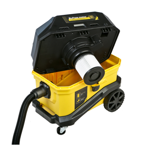 Промышленный пылесос 1600Вт, 30л, Полуавтоматическая очистка, синхр.роз.2кВт Hanskonner HVC1630