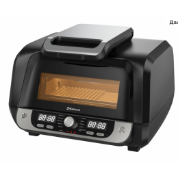 Sakura Аэрогриль SA-7683BK Premium 12в1 10л 2 тэна 24ч таймер