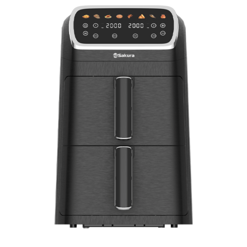 Аэрогриль Sakura SA-7694BK 2чаши по 5л, таймер