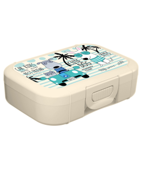 DELTA Ланч-бокс детский 0,85 л с декором "Cute Dog" (светло-бежевый) 221502325/01