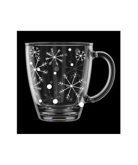 DELTA Кружка для чая 350 мл Снегопад 2025-Г