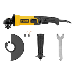 Denzel Углошлифовальная машина AGL150-1350, 1350 Вт, 150 мм, 8500 об/мин 26918