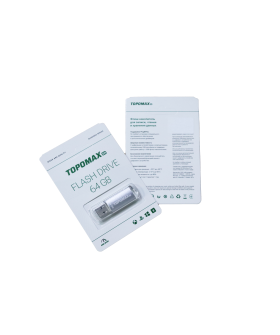 TOPOMAX Flash Drive 64G USB 2.0 PK_ROCKETSL (серебро)