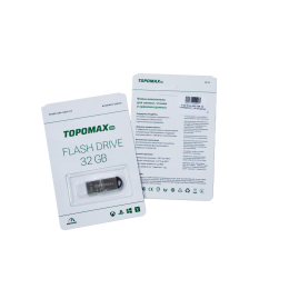 TOPOMAX Flash Drive 32G USB 2.0 PK_TG116 (метал)