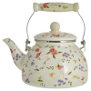 Чайник 3 л эмалированный с керамической ручкой EM-1336 "Флориана"