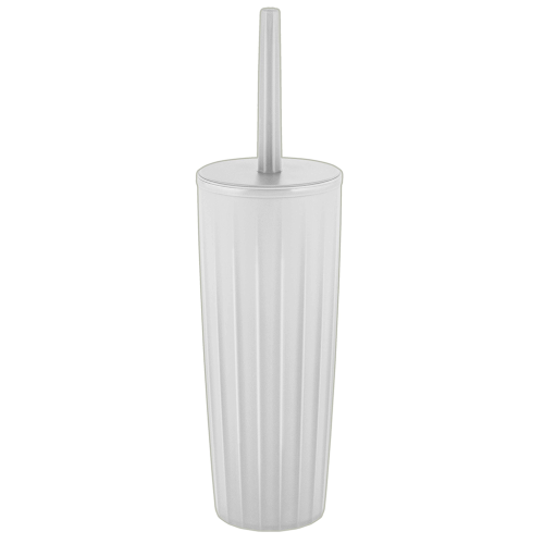 Набор для туалета (ершик + подставка) Rock'n'Roll, высокий, с крышкой SC341211006 белый