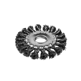 P.I.T. Кордщетка дисковая 100x0,5мм, стальная крученая проволока, отверстие 22,2 мм (APLS12-T100)