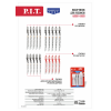 Набор пилок для лобзиков P.I.T. ADVANCE 5 шт, дерево/металл/фигурный рез, блистер (AJSB01-0020)