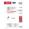 Набор пилок для лобзиков P.I.T. ADVANCE 5 шт, дерево/металл/фигурный рез, блистер (AJSB01-005B)
