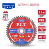 Диск пильный по дереву P.I.T. ADVANCE 250x30x2,2 мм, 48T Carbide, зуб ATB 15° (ACTW14-250T48)