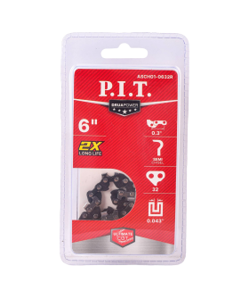 P.I.T. Цепь пильная для цепных пил DRUA 0,3"-1,1-32, шина 6", для PKE20H-150A (ASCH01-0632R)