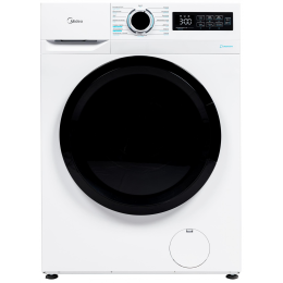 Midea Стиральная машина MF01712BS40/W кл.:A фронт. макс.:7кг белый инвертор