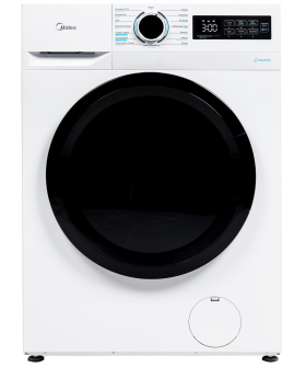 Midea Стиральная машина MF01712BS40/W кл.:A фронт. макс.:7кг белый инвертор