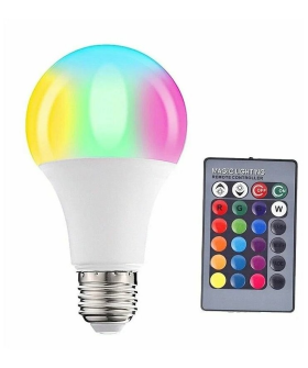 Умная лампа 20w A80 RGBW + пульт