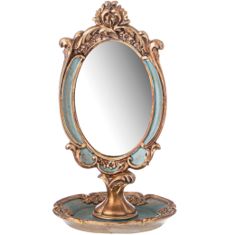 Lefard Зеркало Настольное Коллекция Рококо, 14,8*14,8*26cm 504-358