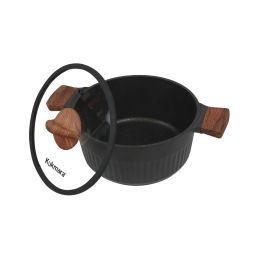 KUKMARA Кастрюля 3,2л со стеклянной крышкой, АП линия Stella(ristretto) кср32а