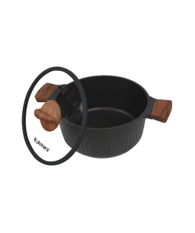 KUKMARA Кастрюля 4,2л со стеклянной крышкой, АП линия Stella(ristretto) кср42а