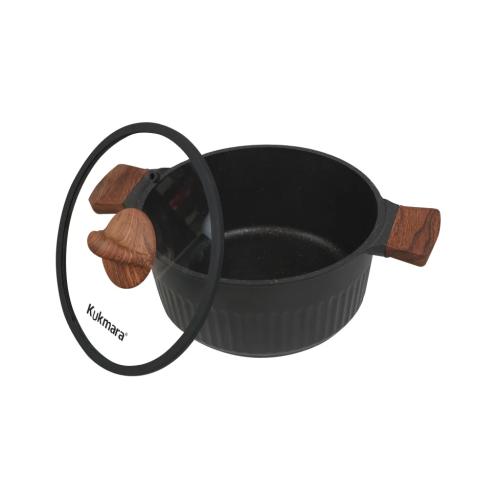 Кастрюля 4,2л со стеклянной крышкой, АП линия Stella(ristretto) кср42а