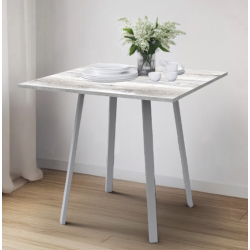 Стол кухонный обеденный СКО1/ДВШ дуб шавиниган/матовый серый