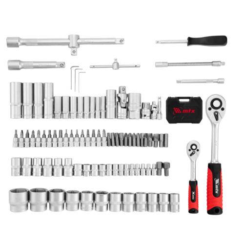 Набор инструментов, 1/2", 1/4", пластиковый кейс, 94 предмета MTX 13530