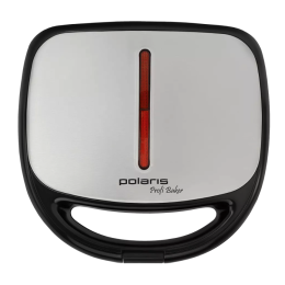 POLARIS Вафельница PST 0103, серебряный 