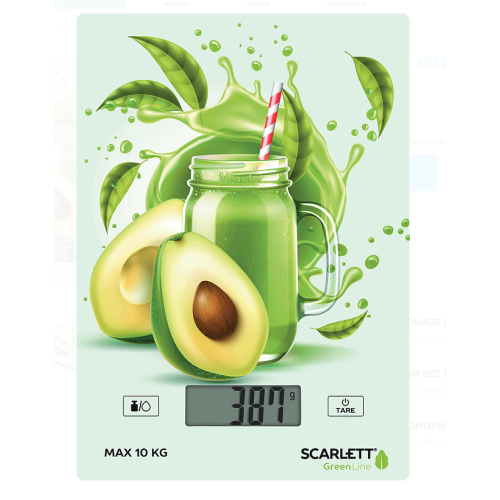 Весы кухонные SCARLETT SC-KS57P74 Green Line