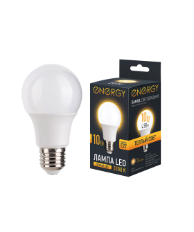 Energy Лампа светодиодная LED А60-10-E27-3000. 109307-SK
