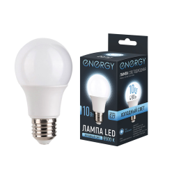 Energy Лампа светодиодная LED А60-10-E27-6500. 109309-SK