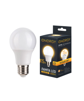 Energy Лампа светодиодная LED А60-15-E27-3000. 109310-SK