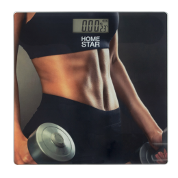 HOMESTAR Весы напольные электронные HS-6006B (стеклянная поверхность, 150 кг) 110014-SK